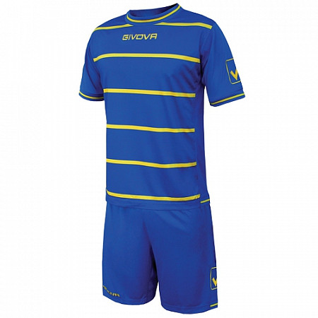 Футбольная форма Givova Caos KITC41B blue/yellow