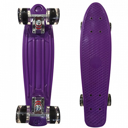 Penny board (пенни борд) Display Purple/black LED