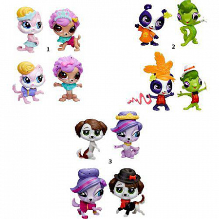 Игрушка Littlest Pet Shop Фигурки модницы-зверюшки 2 шт. (A8232)