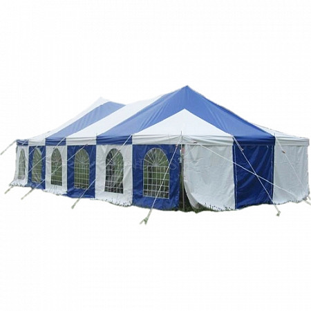 Тент-шатер Sundays 5х10 м полюсный P510501 white/blue