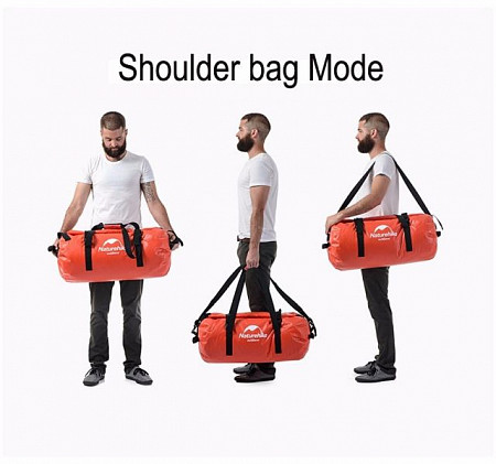 На картинке изображен Гермосумка Naturehike 60 л Red Гермосумка Naturehike 60 л Red