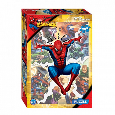 Мозаика Step Puzzle 260 Marvel Человек-паук 95011