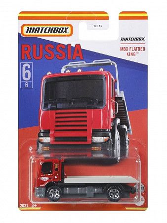 Машинка Matchbox Russia MBX Flatbed King 6/6 (HBL15 HBL21)