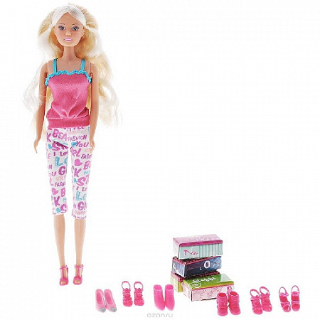 На картинке изображен Кукла Simba Штеффи + набор обуви (105733401) Кукла Simba Штеффи + набор обуви (105733401)