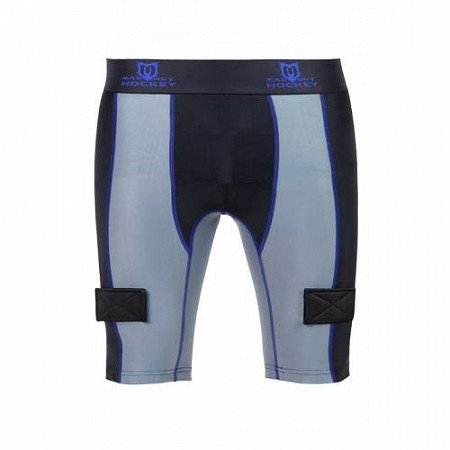 На картинке изображен Шорты с раковиной Mad Guy Basic Compression JR grey Шорты с раковиной Mad Guy Basic Compression JR grey