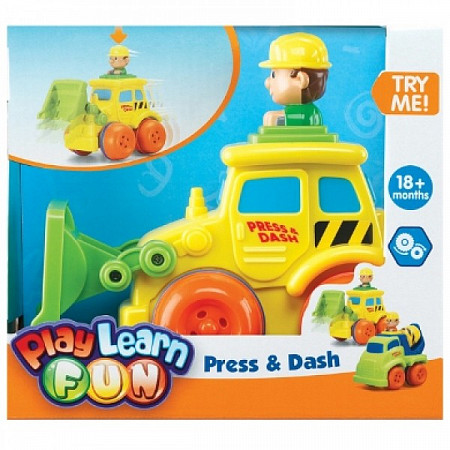 Игрушка Инерционная Keenway Экскаватор Нажми и Догони 32624