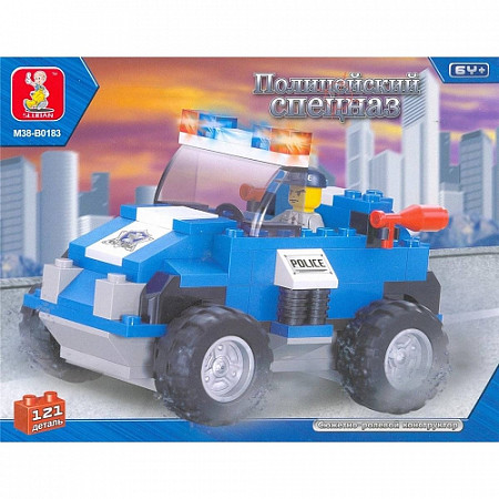 Конструктор Sluban M38-B0183 Полицейский спецназ
