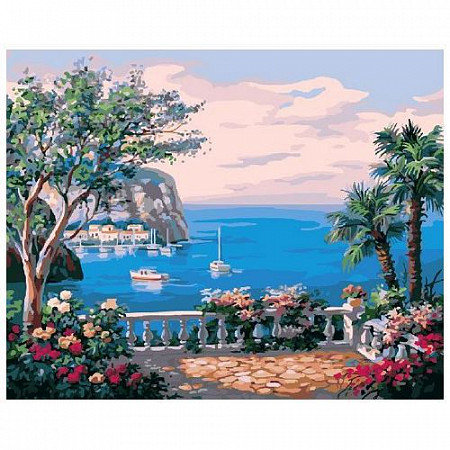 Картина по номерам Picasso Вид на морской залив PC4050223