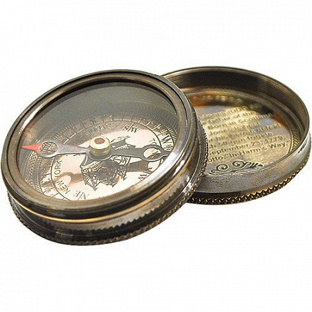 Компас с крышкой Тасман