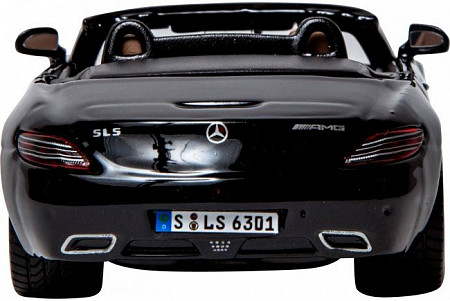 Коллекционная машина Bburago 1:32 Mercedes-Benz SLS AMG Cabrio (18-43035) black