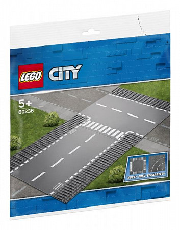 Прямой и Т-образный перекрёсток LEGO 60236