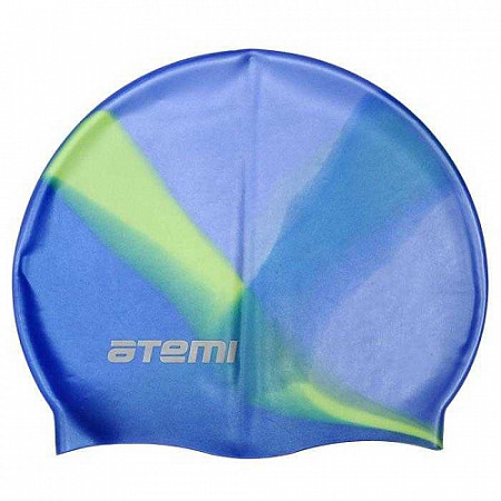 Шапочка для плавания Atemi MC207 blue/yellow