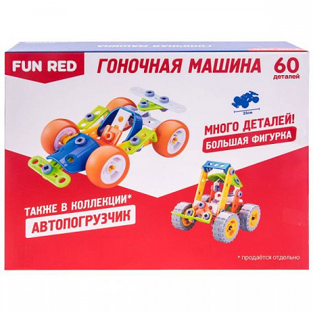 Конструктор гибкий Fun Red Гоночная машина FRCF010