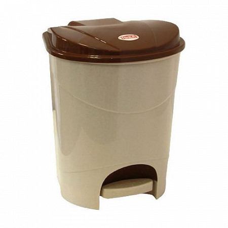 Контейнер для мусора Idea 19 л М2892 brown