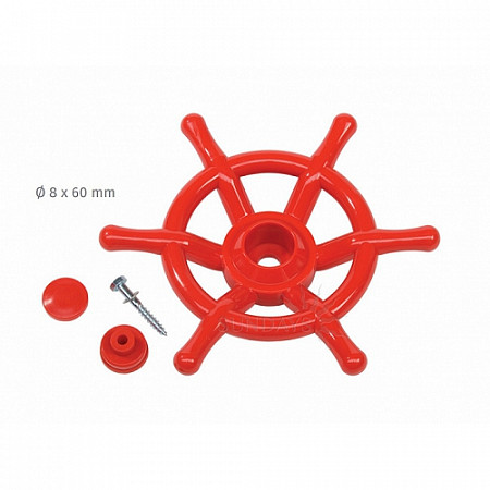 На картинке изображен Штурвал Little Panda red Штурвал Little Panda red