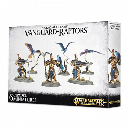 На картинке изображен Фигурки Games Workshop Warhammer: Stormcast Eternals Vanguard-Raptors 96-30 Фигурки Games Workshop Warhammer: Stormcast Eternals Vanguard-Raptors 96-30