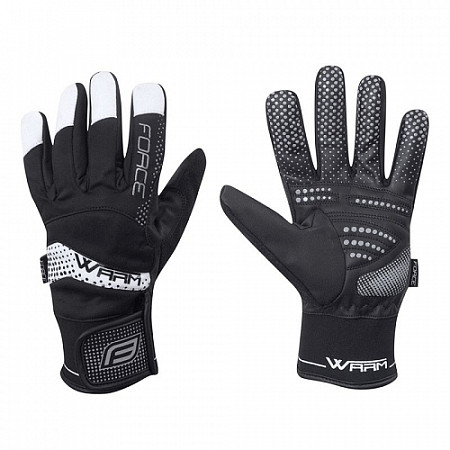 Велоперчатки зимние Force Warm 90457 black