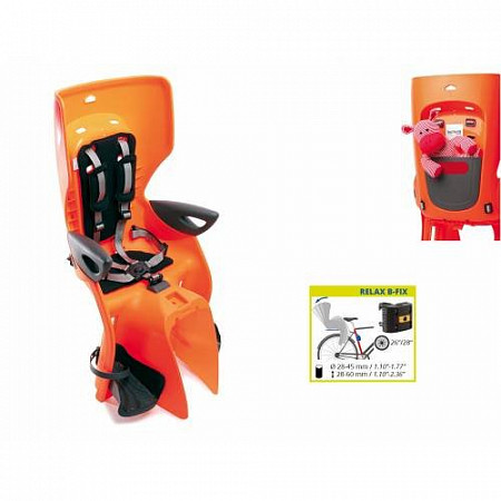 Детское велокресло заднее Bellelli Summer Relax B-fix 01SMRB0011 orange