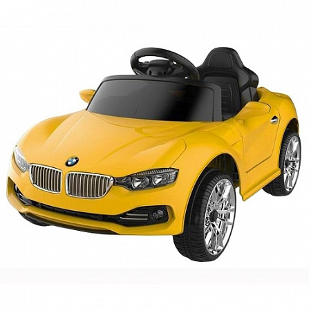 На картинке изображен Электромобиль Wingo Bmw 4-serios Coupe Lux yellow Электромобиль Wingo Bmw 4-serios Coupe Lux yellow
