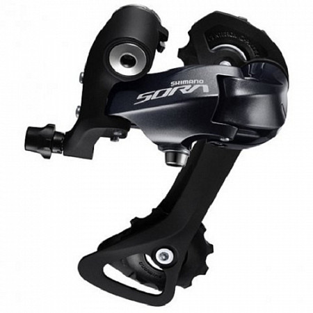Переключатель задний Shimano Sora, R3000, короткая лапка SS, для привода на 9 скоростей, ERDR3000SS
