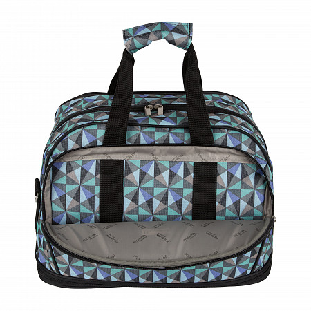 Дорожная сумка Polar Цветы П7092 green