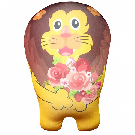 Мягкая игрушка Мнушки Лев с цветами IG0051T050218A011