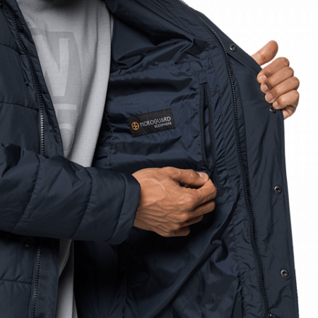 Пальто мужское Jack Wolfskin Svalbard Coat Men night blue