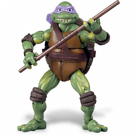 На картинке изображен Игрушка Turtles Фигурка Классическая 15 см Донателло (по фильму 1990г) 91089 Игрушка Turtles Фигурка Классическая 15 см Донателло (по фильму 1990г) 91089