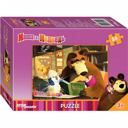 Пазлы Step Puzzle 54 Маша и Медведь 71120