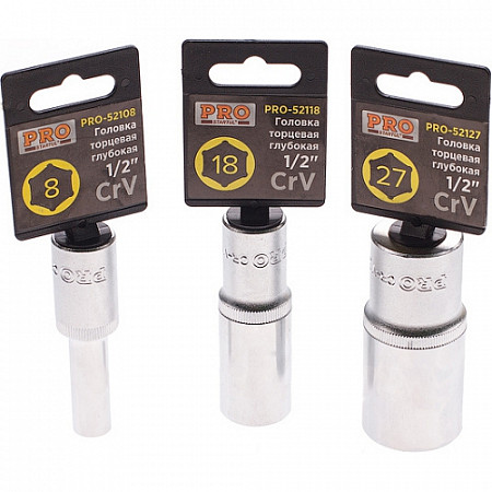 Головка 1/2 8 см 6 гр. глубокая Startul (Pro-52108) Pro-52108