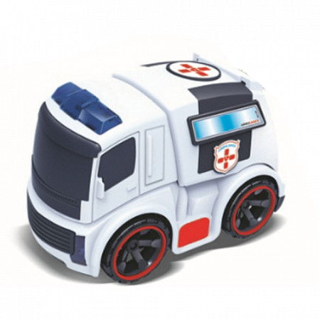 На картинке изображен Машинка BeiYuJia A5522-12 ambulance Машинка BeiYuJia A5522-12 ambulance