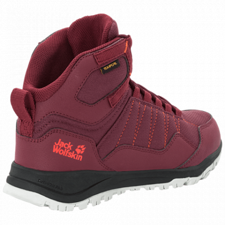 Ботинки женские Jack Wolfskin Maze Texapore Mid W burgundy / phantom