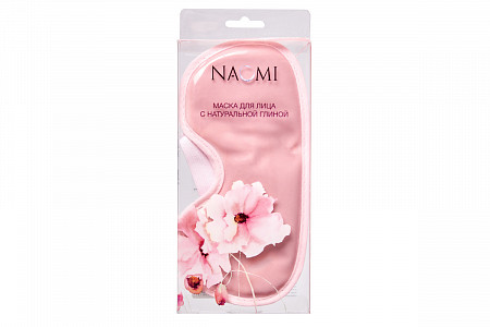 Маска для лица Naomi С натуральной глиной KZ 0654 pink