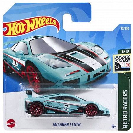 Машинка Hot Wheels Базовой коллекции McLaren F1 GTR 57/250 (5785 HCW37) mainline 2022