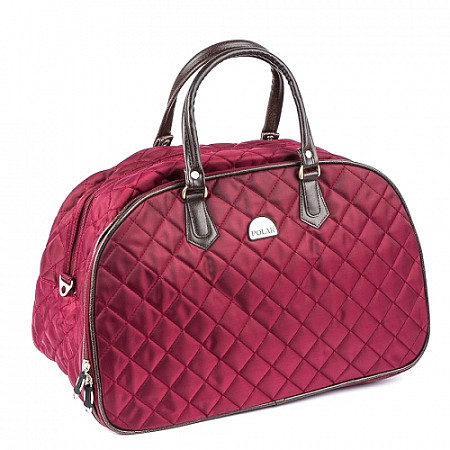 На картинке изображен Дорожная сумка Polar 7049д dark pink Дорожная сумка Polar 7049д dark pink