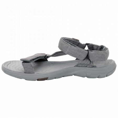 На картинке изображен Сандалии женские Jack Wolfskin Seven Seas 2 Sandal W tarmac grey Сандалии женские Jack Wolfskin Seven Seas 2 Sandal W tarmac grey