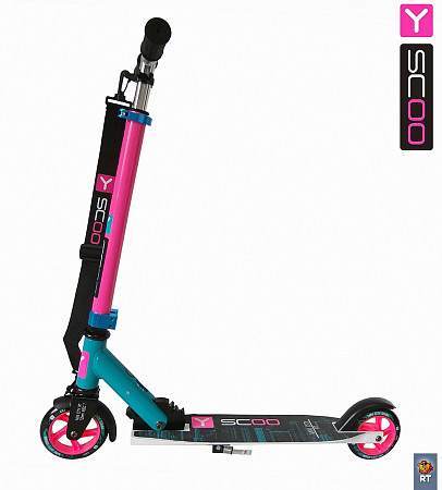 Самокат Y-Scoo RT 125 Mini City Montreal pink/light blue