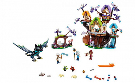 Конструктор LEGO Elves Нападение летучих мышей на Дерево эльфийских звёзд 41196