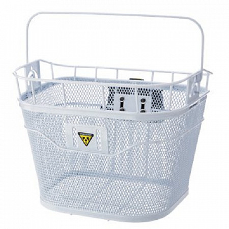 Корзина-тележка Topeak Front Basket W/Basket Adapter and Fixer 3 W TB2001-W white