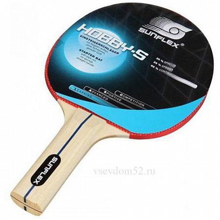 Ракетка для настольного тенниса Sunflex Hobby S