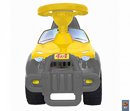Машинка-каталка RT Джипик с клаксоном ОР105к yellow