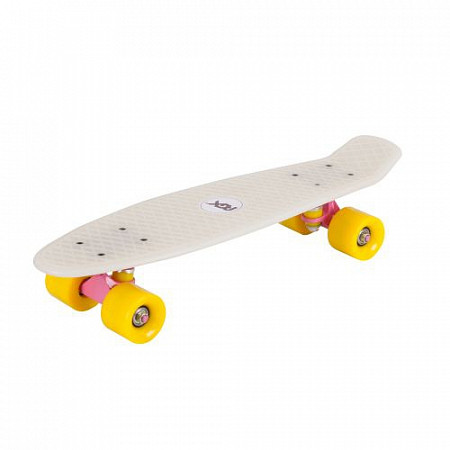 На картинке изображен Penny board (пенни борд) RGX PNB-02 22" White Penny board (пенни борд) RGX PNB-02 22" White