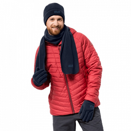 На картинке изображен Шапка мужская Jack Wolfskin Vertigo Cap night blue 1901811-1010561 Шапка мужская Jack Wolfskin Vertigo Cap night blue 1901811-1010561