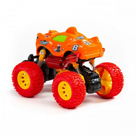 Автомобиль инерционный Полесье Монстр Ралли Акула 78858 orange
