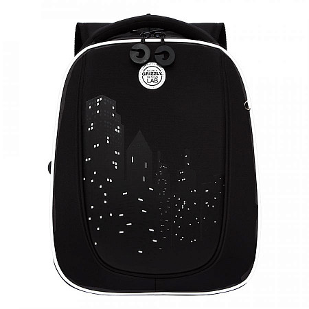 Рюкзак школьный GRIZZLY RAf-193-9 /3 black