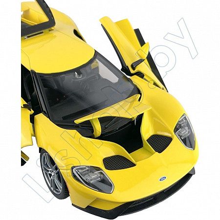 Масштабная модель автомобиля Maisto 1:18 Ford GT 2017 (31384) yellow