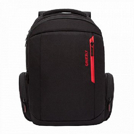 Городской рюкзак GRIZZLY RQ-012-1 /1 black/red