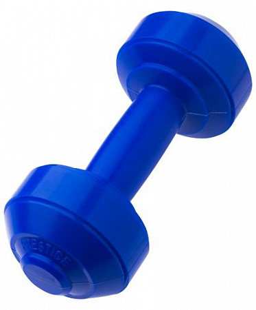 Гантели пластиковые европодвес 2х1 кг blue