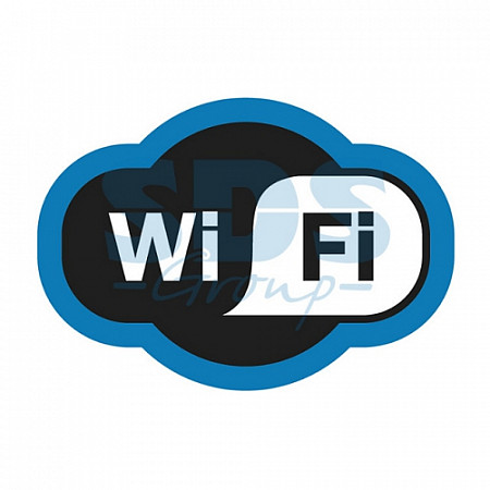 Наклейка Rexant Зона Wi-Fi 200х200 мм 56-0017
