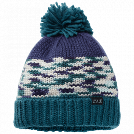 Шапка женская Jack Wolfskin Hopewell Rocks Cap Women dark jade